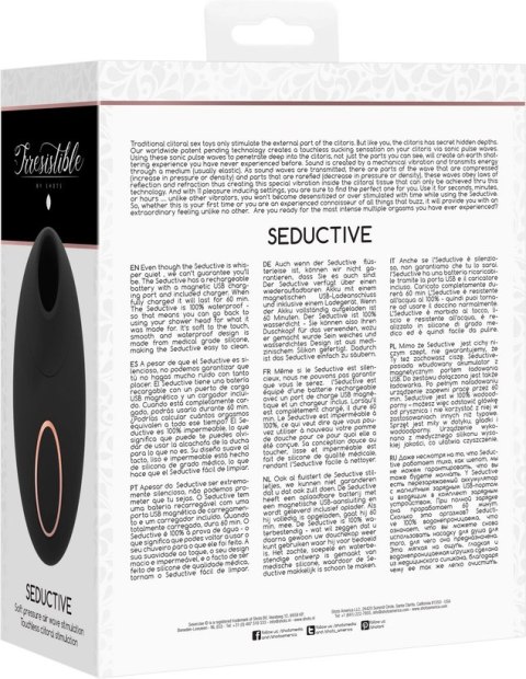 Irresistible by Shots - Pulsujący wibrator Seductive Irresistible by Shots - Pulsujący wibrator Seductive