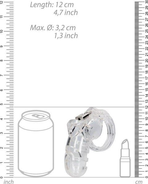 Klatka na penisa transparentna 11,5 cm - Chastity Klatka na penisa transparentna 11,5 cm - Chastity