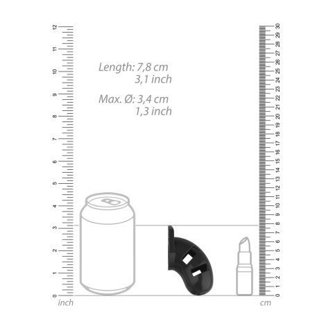 Klatka na penisa z pierścieniami 6,5 cm - Chastity Cock Klatka na penisa z pierścieniami 6,5 cm - Chastity Cock