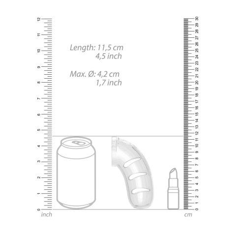 Klatka na penisa z plugiem 11,5 cm - Chastity Klatka na penisa z plugiem 11,5 cm - Chastity