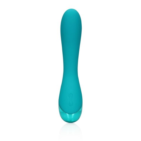 Loveline - Gładki silikonowy wibrator króliczek - Teal Blue Loveline - Gładki silikonowy wibrator króliczek - Teal Blue
