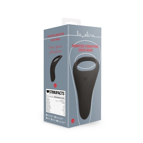 Loveline - Spiczasty pierścień na penisa - Licorice Black Loveline - Spiczasty pierścień na penisa - Licorice Black