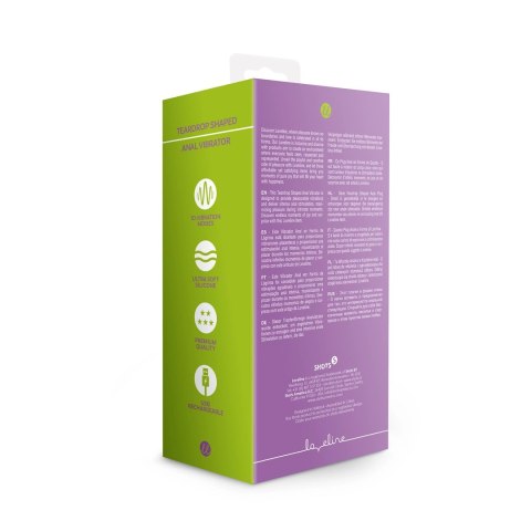 Loveline - Wibrator analny - Clear Purple Loveline - Wibrator analny - Clear Purple