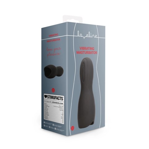Loveline - Wibrujący masturbator - Licorice Black Loveline - Wibrujący masturbator - Licorice Black