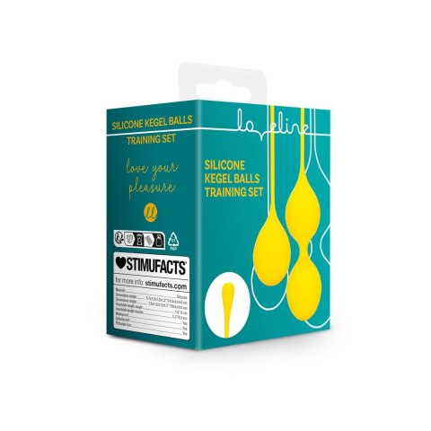 Loveline - Zestaw silikonowych kulek kegla - Carambola Loveline - Zestaw silikonowych kulek kegla - Carambola