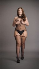 Le desir - Bodystocking z chokerem Plus Size