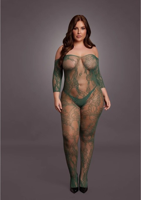 Le desir - Bodystocking z długim rękawem i otwartym kroczem Queen Size Le desir - Bodystocking z długim rękawem i otwartym kroczem Queen Size