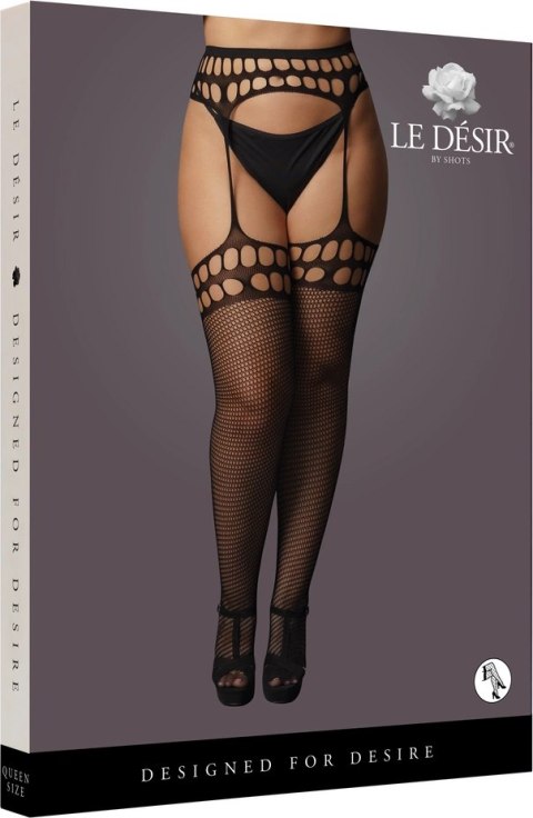 Le desir - Pończochy z tylnym szwem Plus Size Le desir - Pończochy z tylnym szwem Plus Size