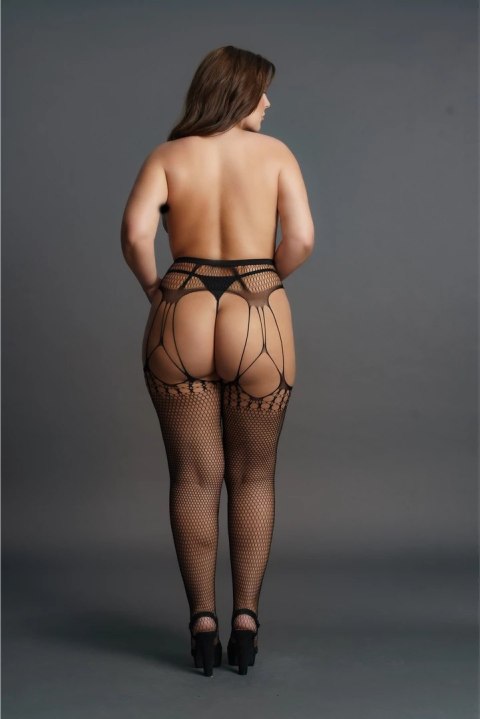Le desir - Rajstopy do pończoch typu kabaretka Plus Size Le desir - Rajstopy do pończoch typu kabaretka Plus Size