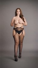 Le desir - Rajstopy w stylu pończoch Plus Size