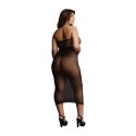 Le desir - Sukienka długa z siateczki Plus Size