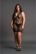Le desir - Sukienka mini z wysokim dekoltem Plus Size