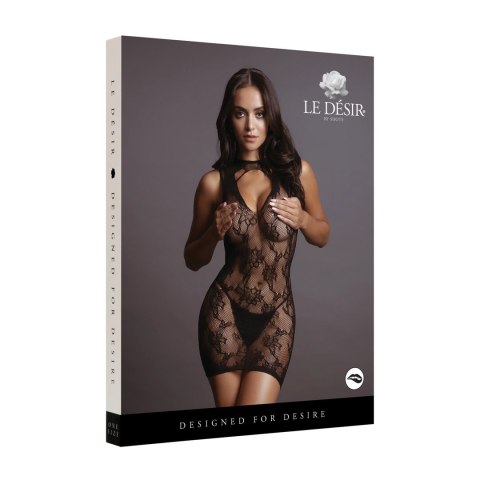 Le desir - Sukienka mini z wysokim dekoltem S-XL Le desir - Sukienka mini z wysokim dekoltem S-XL