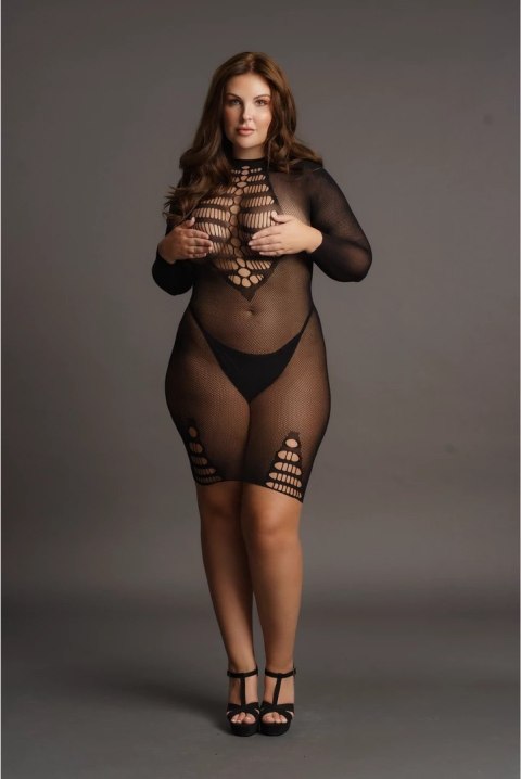 Le desir - Sukienka z otwartym dekoltem Plus Size Le desir - Sukienka z otwartym dekoltem Plus Size