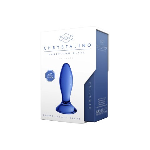 Christalino by shots - Szklany korek analny Follower Christalino by shots - Szklany korek analny Follower