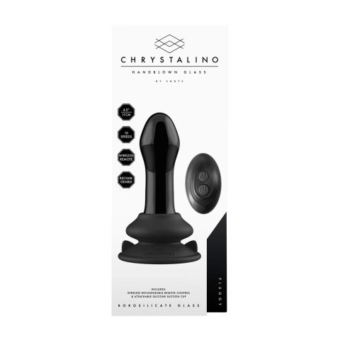 Christalino by shots - Szklany wibrator z przyssawką Christalino by shots - Szklany wibrator z przyssawką