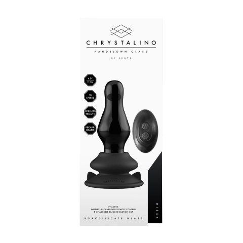 Christalino by shots - Wibrator - szklany korek analny z przyssawką Missy Christalino by shots - Wibrator - szklany korek analny z przyssawką Missy