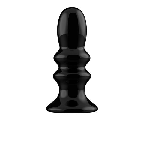 Christalino by shots - Wibrator - szklany korek analny z przyssawką Ribbly Christalino by shots - Wibrator - szklany korek analny z przyssawką Ribbly