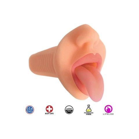 Curve Toys - Masturbator - Wibrujące usta Courtney Curve Toys - Masturbator - Wibrujące usta Courtney