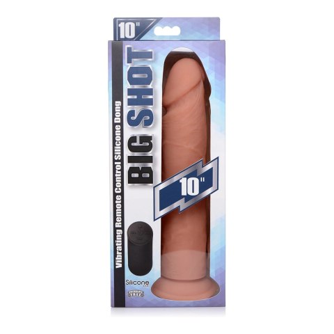 Curve Toys - Wibrujace dildo - silikonowe z pilotem zdalnego sterowania - 25,5 cm Curve Toys - Wibrujace dildo - silikonowe z pilotem zdalnego sterowania - 25,5 cm