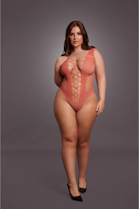 Le desir - Body z głębokim dekoltem litery V Queen Size Le desir - Body z głębokim dekoltem litery V Queen Size