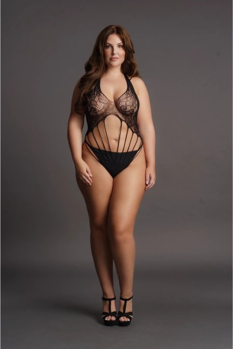 Le desir - Body z wycięciami 2w1 Plus Size Le desir - Body z wycięciami 2w1 Plus Size
