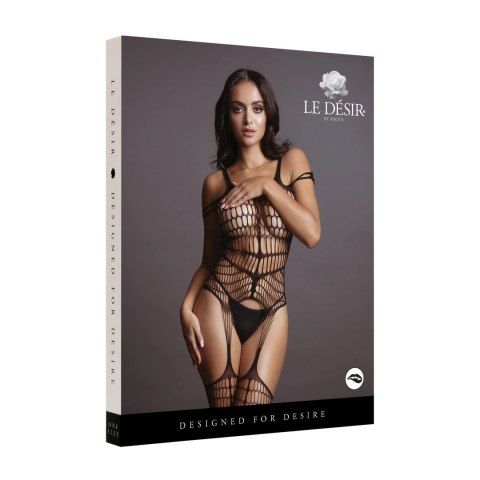 Le desir - Bodystocking do pończoch z nieprzezroczystą podszewką S-XL Le desir - Bodystocking do pończoch z nieprzezroczystą podszewką S-XL