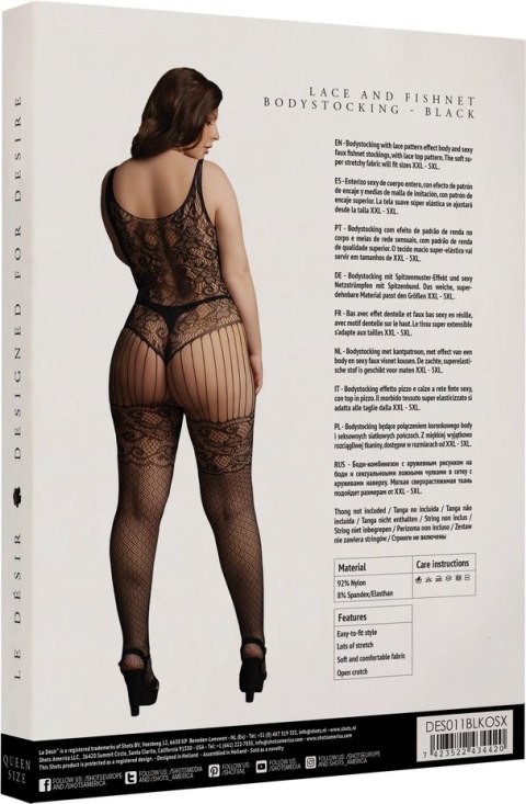 Le desir - Koronkowe bodystocking Plus Size Le desir - Koronkowe bodystocking Plus Size
