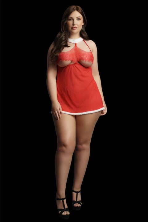 Le desir - Koszulka z wiązaniem na szyje Merry Plus Size Le desir - Koszulka z wiązaniem na szyje Merry Plus Size