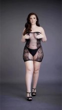 Le desir - Mini sukienka bez ramiączek Plus Size