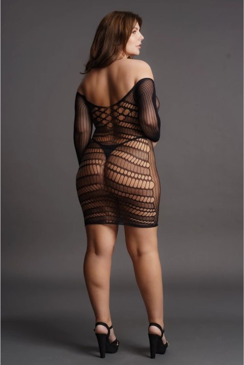 Le desir - Sukienka mini z długim rękawem Plus Size Le desir - Sukienka mini z długim rękawem Plus Size