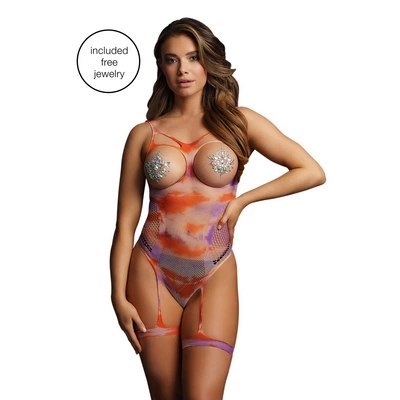 Le desir - Body z otwartym kroczem na ramiączkach S-XL Le desir - Body z otwartym kroczem na ramiączkach S-XL