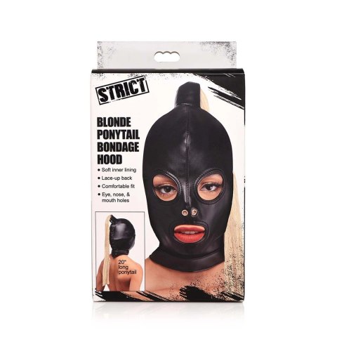 XR Brands - Maska bondage z blond kucykiem XR Brands - Maska bondage z blond kucykiem