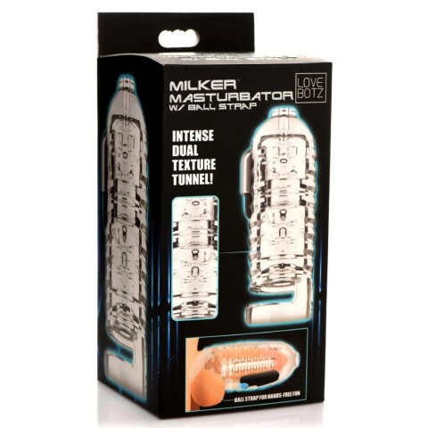 XR Brands - Masturbator z miejscem na jądra XR Brands - Masturbator z miejscem na jądra