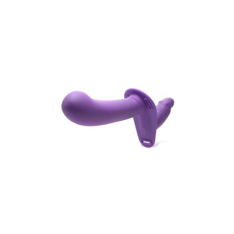 XR Brands - Podwójne Dildo z Uprzężą i Pilotem XR Brands - Podwójne Dildo z Uprzężą i Pilotem