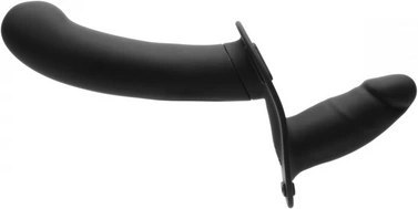 XR Brands - Podwójne Dildo z Uprzężą i Pilotem XR Brands - Podwójne Dildo z Uprzężą i Pilotem