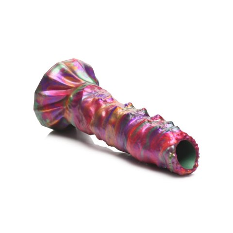 XR Brands - Silikonowe dildo z jądrami Larwa XR Brands - Silikonowe dildo z jądrami Larwa