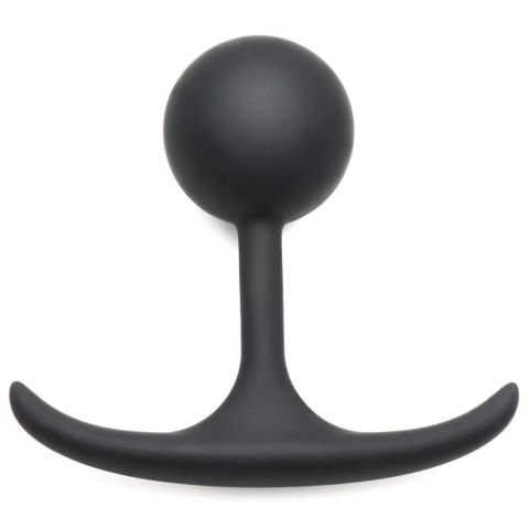 XR Brands - Silikonowy korek analny okrągły 3,3 cm XR Brands - Silikonowy korek analny okrągły 3,3 cm