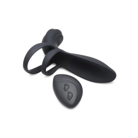 XR Brands - Silikonowy wibrujący penis z pilotem XR Brands - Silikonowy wibrujący penis z pilotem