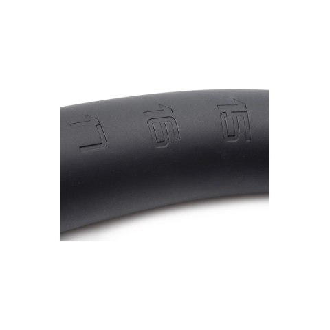 XR Brands - Wąż silikonowy stożkowy ze strukturą - 46 cm XR Brands - Wąż silikonowy stożkowy ze strukturą - 46 cm