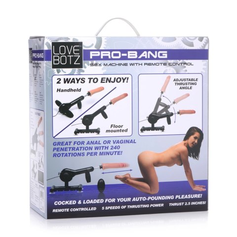 XR Brands - Zdalnie sterowana maszyna do seksu Pro-Bang XR Brands - Zdalnie sterowana maszyna do seksu Pro-Bang