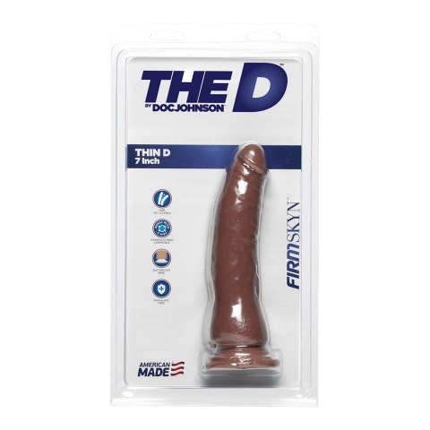 Doc Johnson - Realistyczne, cienkie dildo 18 cm Doc Johnson - Realistyczne, cienkie dildo 18 cm
