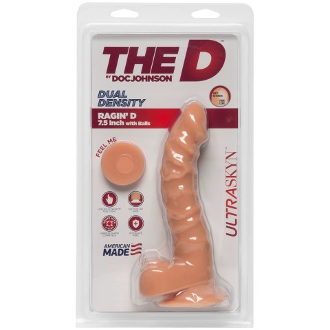 Doc Johnson - Realistyczne dildo Ragin' D 19 cm Doc Johnson - Realistyczne dildo Ragin' D 19 cm