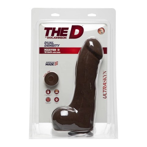 Doc Johnson - Realistyczne dildo z jądrami Master D 30 cm Doc Johnson - Realistyczne dildo z jądrami Master D 30 cm