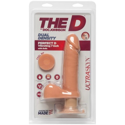 Doc Johnson - Realistyczne dildo z jądrami Perfect D 18 cm Doc Johnson - Realistyczne dildo z jądrami Perfect D 18 cm