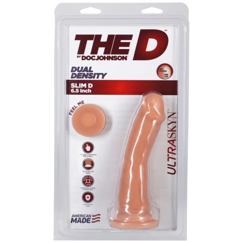 Doc Johnson - Realistyczne dildo z jądrami Slim D 15 cm Doc Johnson - Realistyczne dildo z jądrami Slim D 15 cm