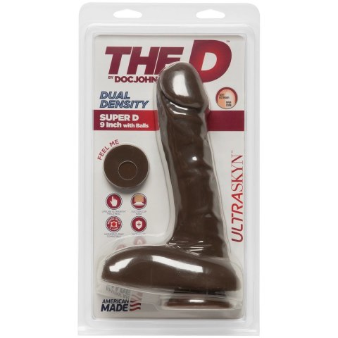 Doc Johnson - Realistyczne dildo z jądrami i przyssawką Super D 22 cm Doc Johnson - Realistyczne dildo z jądrami i przyssawką Super D 22 cm