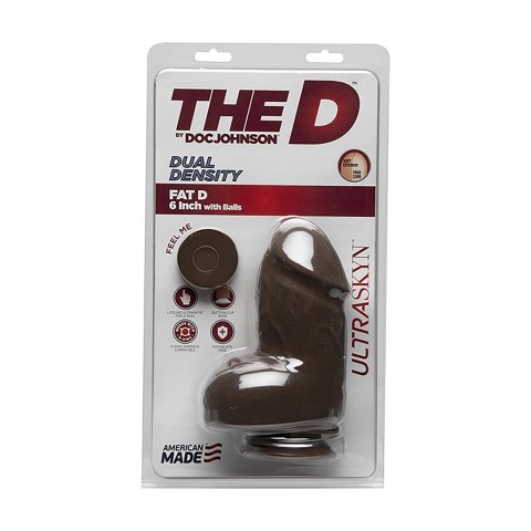 Doc Johnson - Realistyczne, grube dildo z jądrami 15 cm Doc Johnson - Realistyczne, grube dildo z jądrami 15 cm