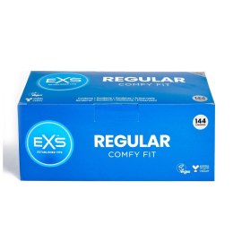 EXS Regular 144 szt. prezerwatywy klasyczne, cienki i wytrzymały lateks