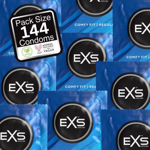 EXS Regular 144 szt. prezerwatywy klasyczne, cienki i wytrzymały lateks EXS Regular 144 szt. prezerwatywy klasyczne, cienki i wytrzymały lateks